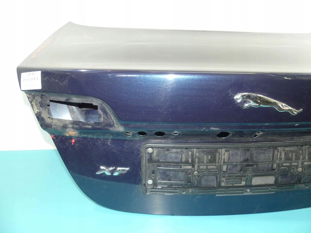 фото №10, Крышка багажника задняя jaguar xf i x250 sedan granatowy jjx
