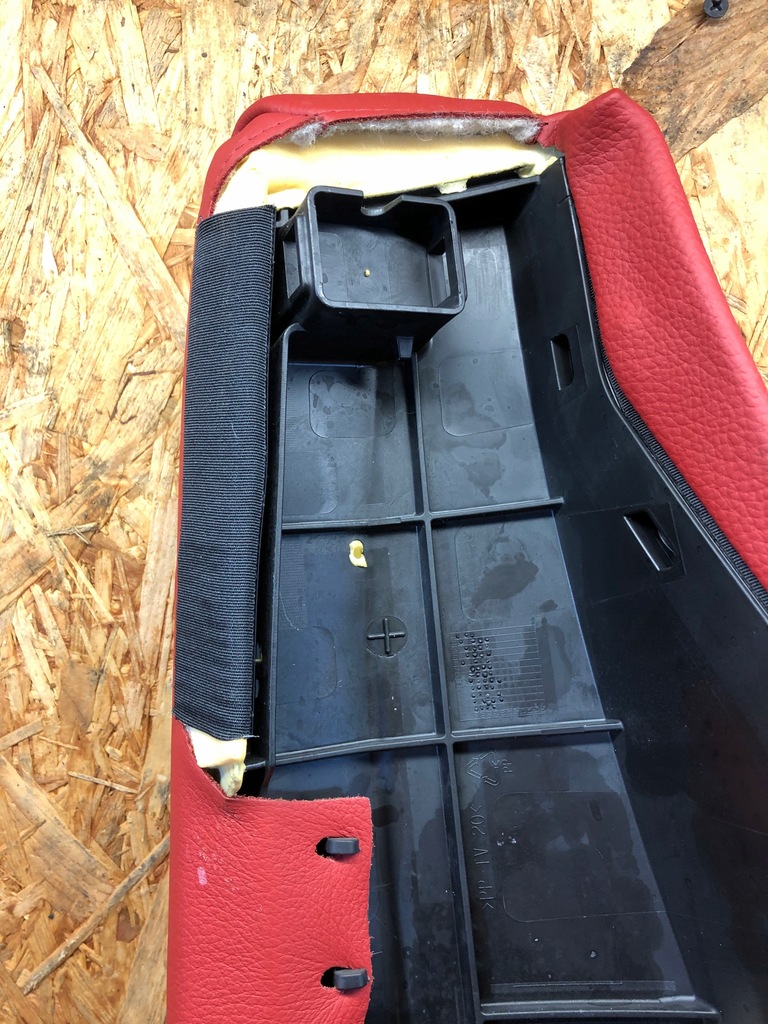 фото №14, Bmw e92 обшивка сиденье задняя спинка korallrot