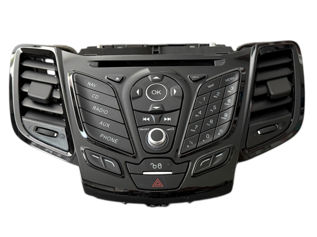 фото №1, Панель радіо рамка + зчитувач радіо ford fiesta mk7 c1bt18k811ra