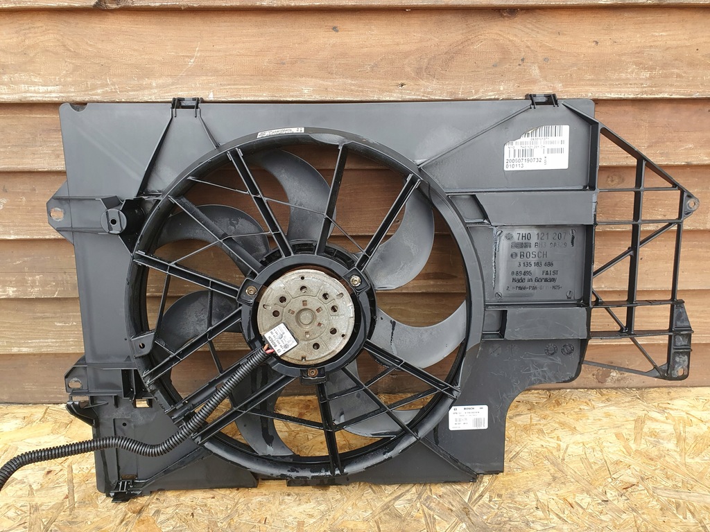 фото №6, Вентилятор корпус радіатора vw t5 7h0121201ch
