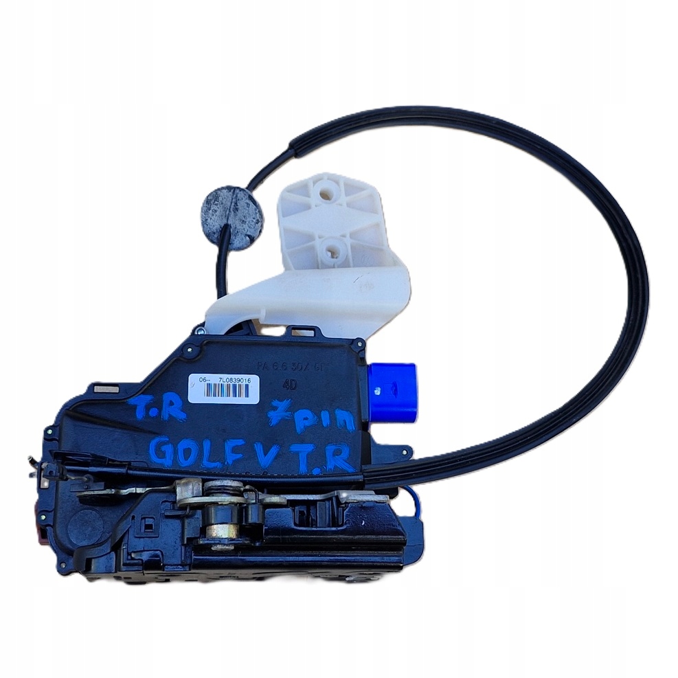фото №1, Vw golf v plus замок двері задня правий 7l0839016 7 pin