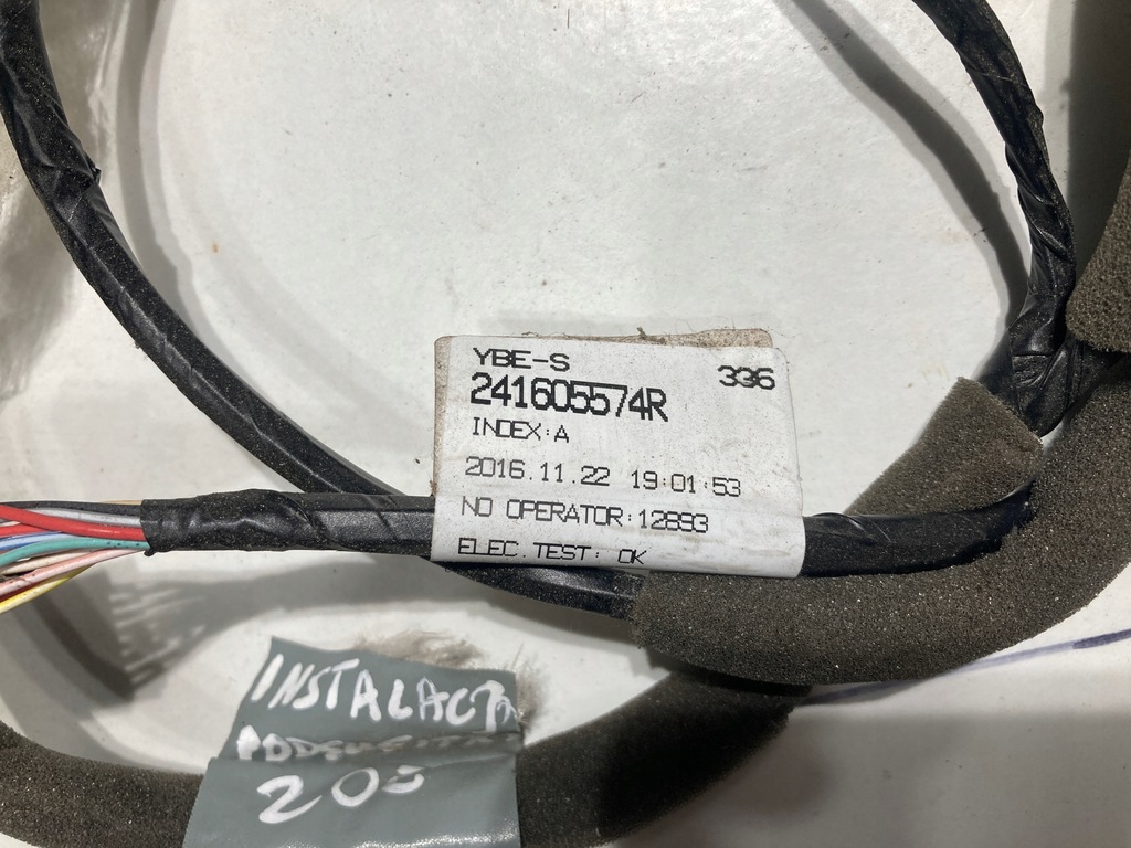 фото №2, 241605574r renault zoe электропроводка потолочный