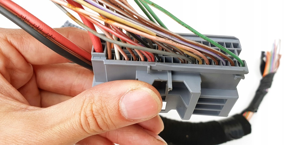 фото №11, Renault megane scenic 2 ii штекер колодка r2 джгут pod сидіння сидіння сіра