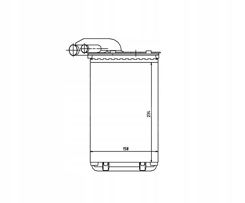 фото №1, Отопитель renault clio 90- 7701033457 nowa