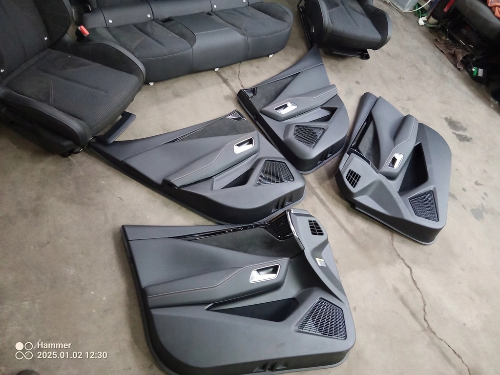 фото №8, Сидіння заднє сидіння обшивки двері citroen ds4 ii 21- alcantara performance