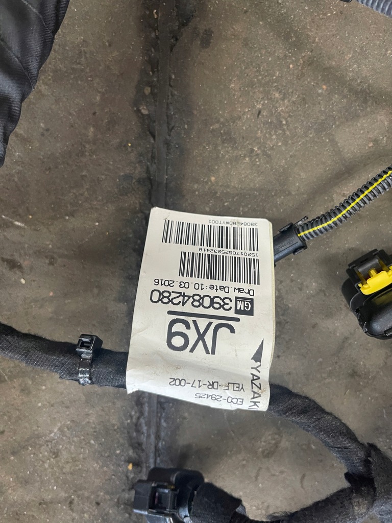 фото №5, Opel astra k v электропроводка двигателя 1.6 39084280