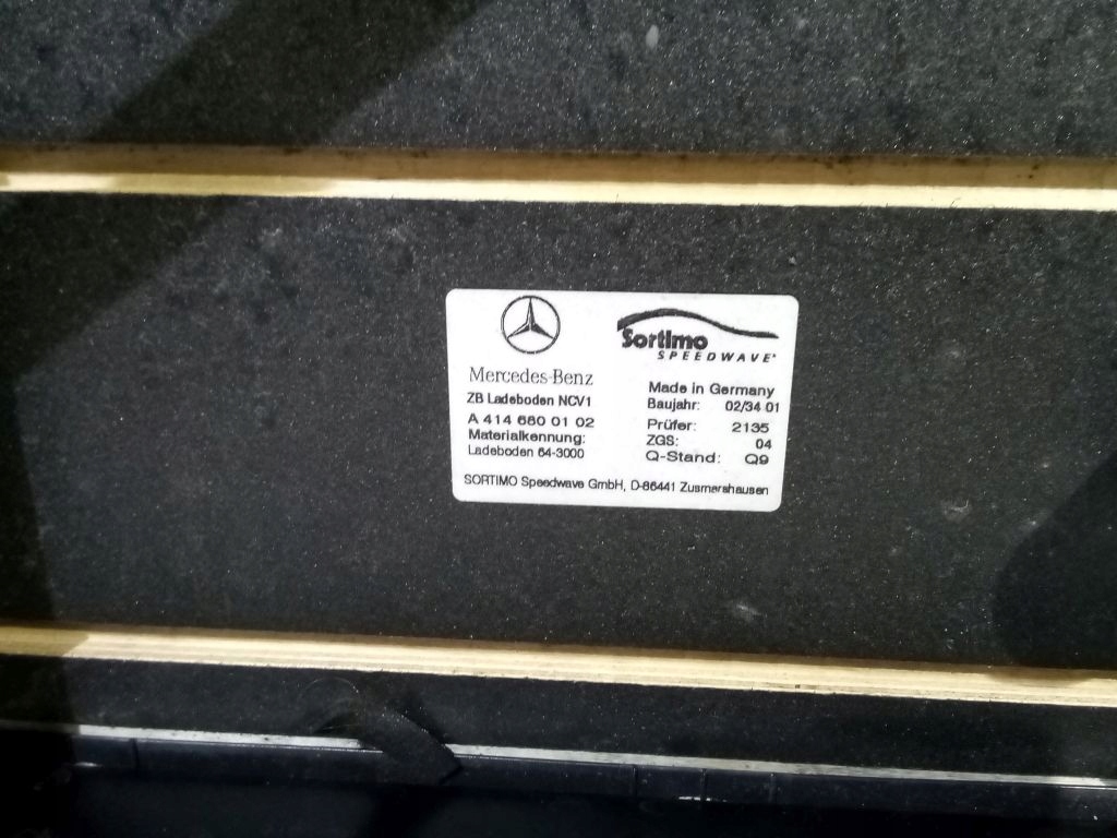 фото №5, Mercedes vaneo w414 полиця підлога багажника