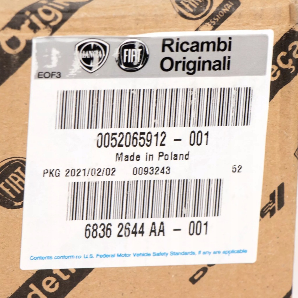 Fiat 500x протитуманна фара лівий led drl 05747500 52065912 Доставка