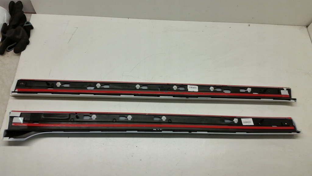 фото №7, Молдинг дверь левый перед задняя vw sharan ii 7n0854939 7n0854949 белый jak nowa