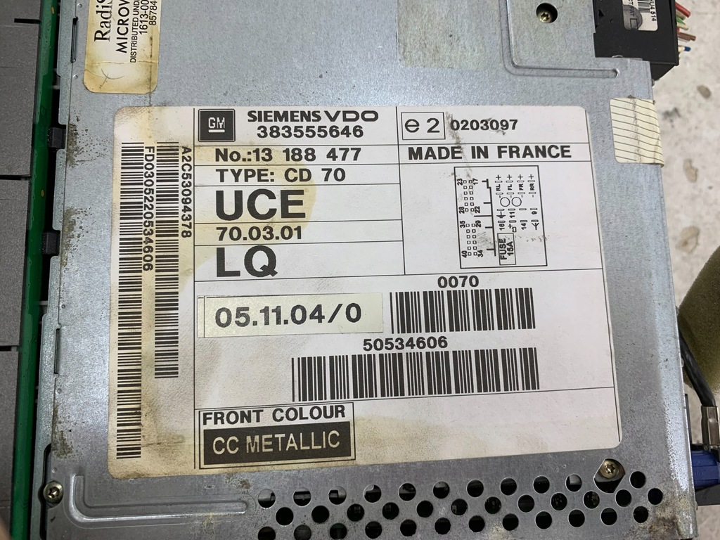 фото №9, Радіо cd opel vectra c 383555646