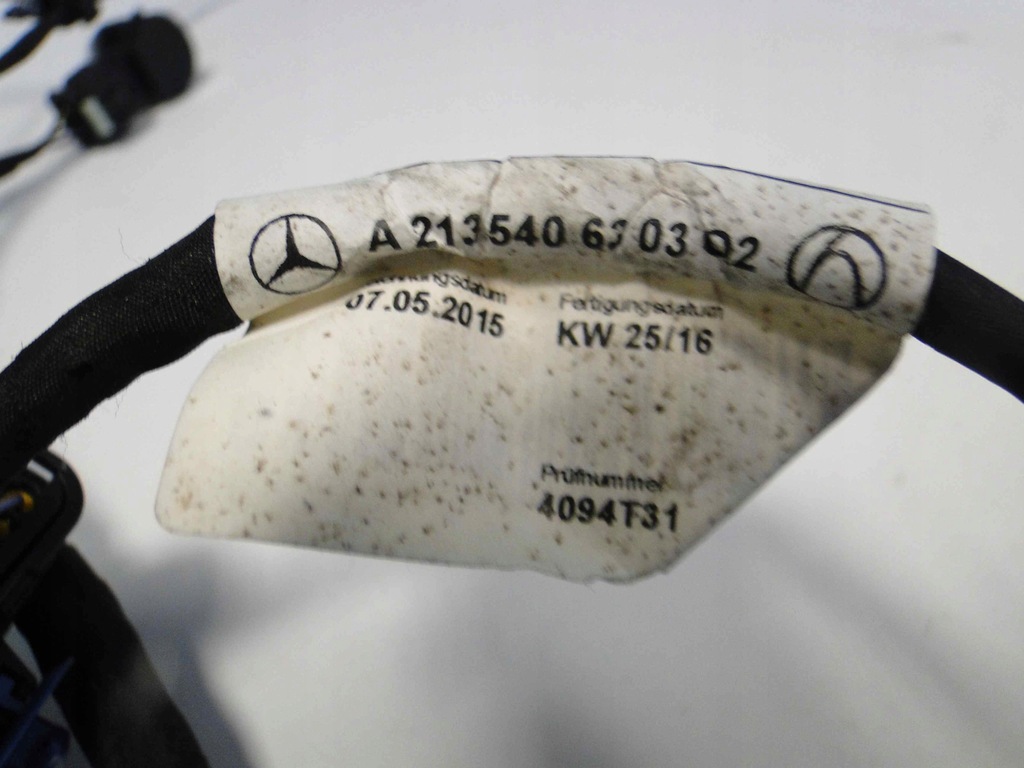 фото №6, Mercedes e klasa w213 213 джгут датчиків pts задня