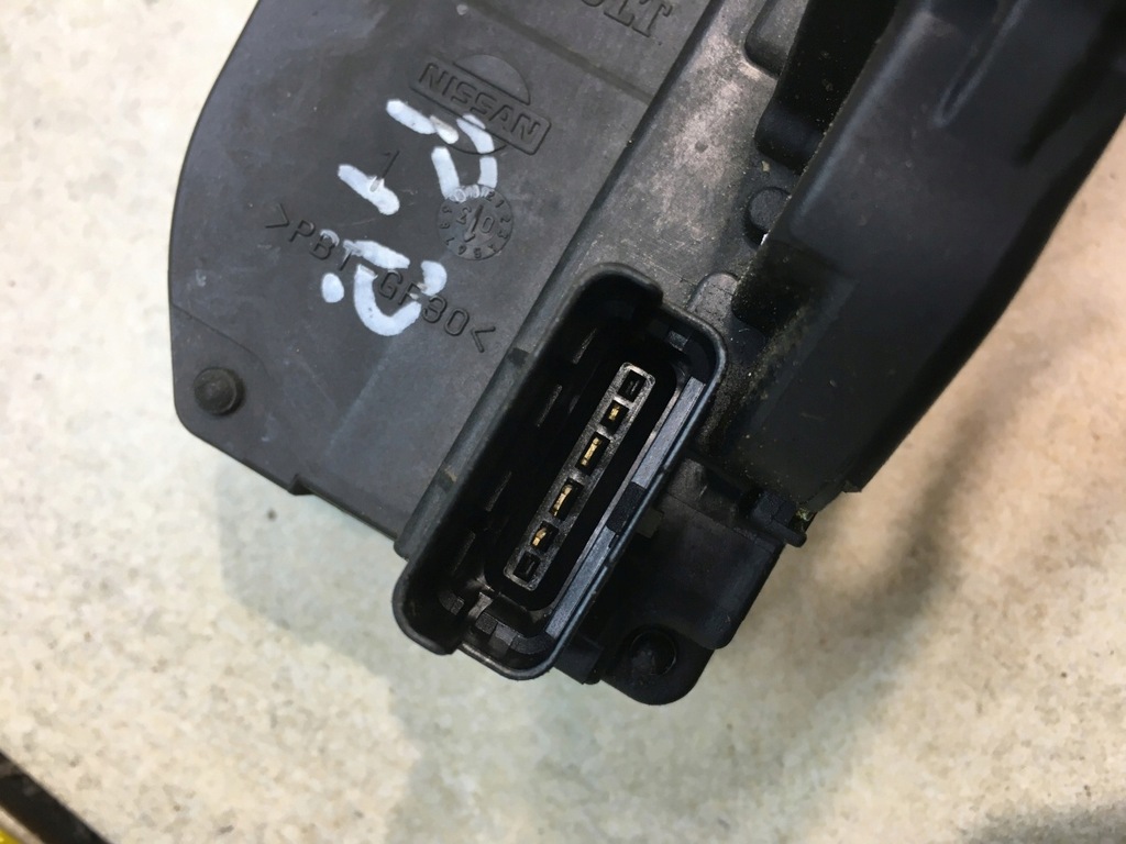 фото №7, Замок двері правий перед nissan murano i z50 4 pin