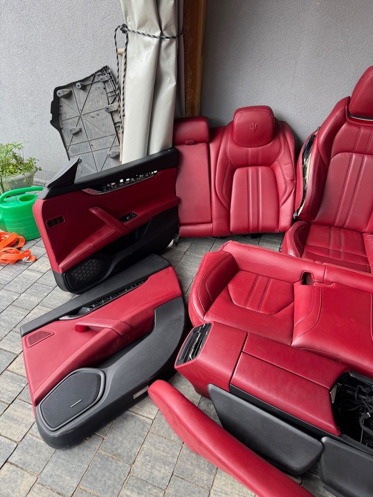 фото №6, Maserati quattroporte vi gransport сидіння заднє сидіння kompletboczki оббивка