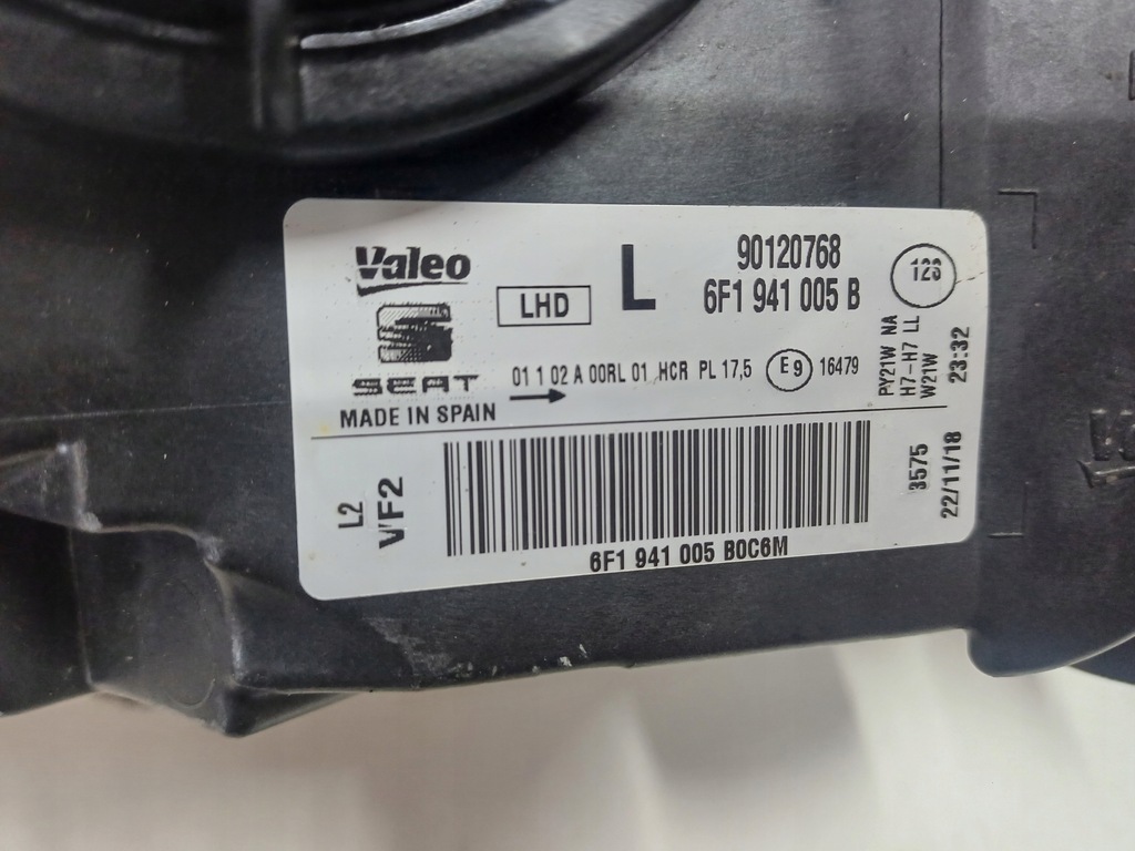 фото №11, Лампа лівий перед seat ibiza v arona europa