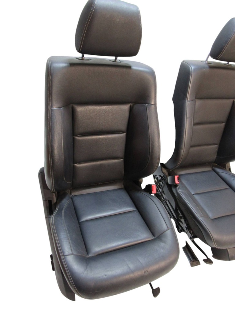 Mercedes e w212 212 сидіння заднє сидіння перед задня комплект шкіра czarna Недорого