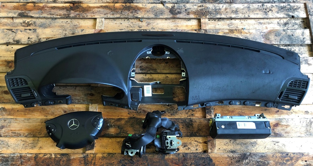 фото №1, Mercedes w211 панель приладів панель приладів консоль подушка безпеки ремені