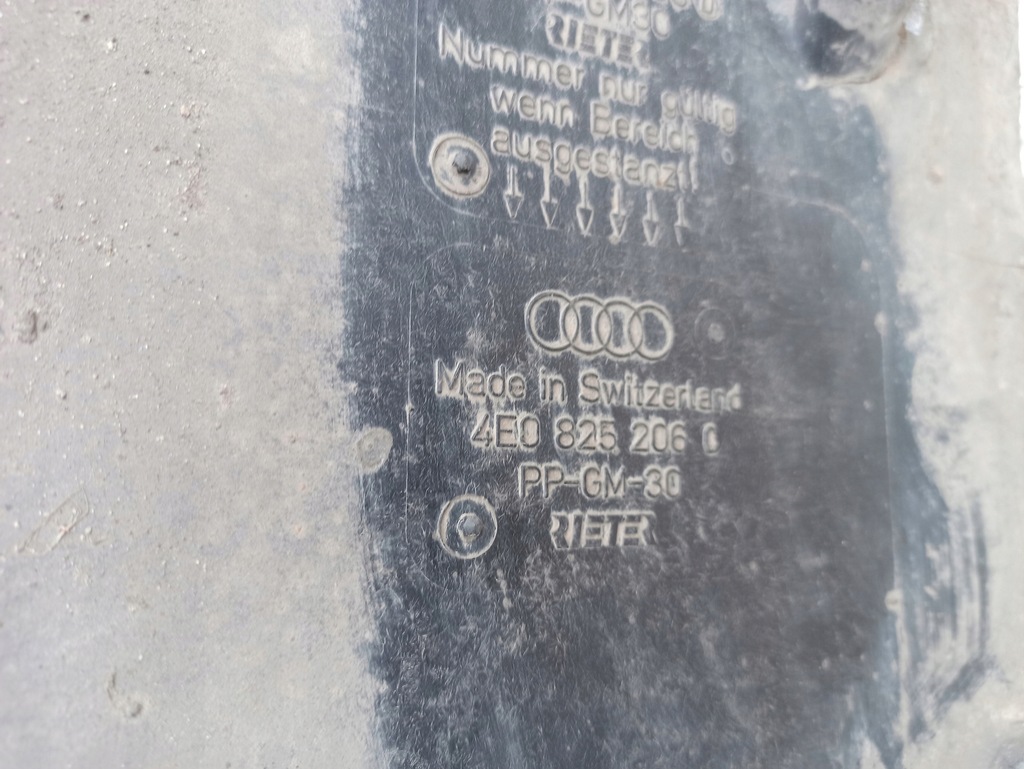фото №9, Audi a8 d3 захист підвіска права плита 4e0825206c