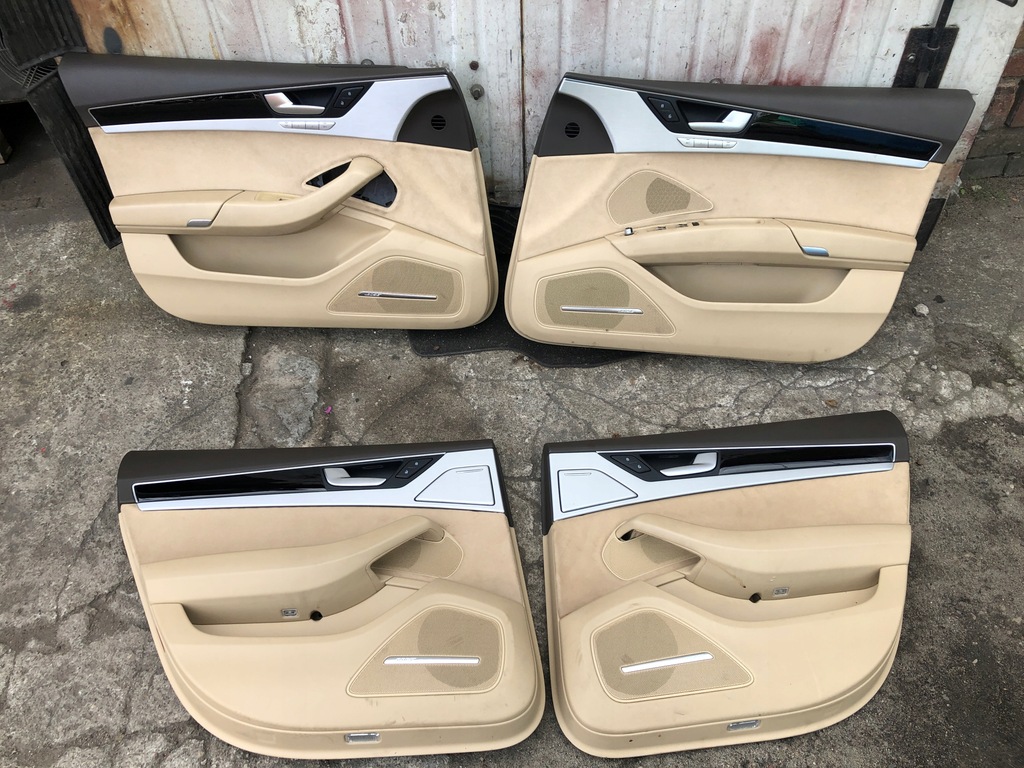 фото №16, A8 d4 сиденья кожа светлый banan подогрев elelktryka