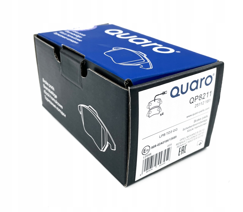 фото №3, Тормозные колодки тормозные opel movano b renault master 3