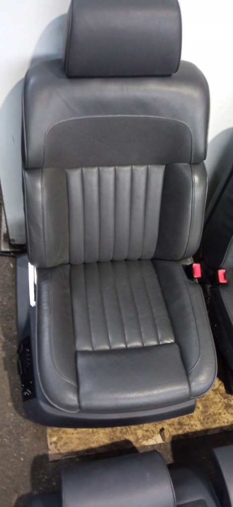 фото №5, Vw phaeton lift сидіння заднє сидіння оббивка шкіра підігрів