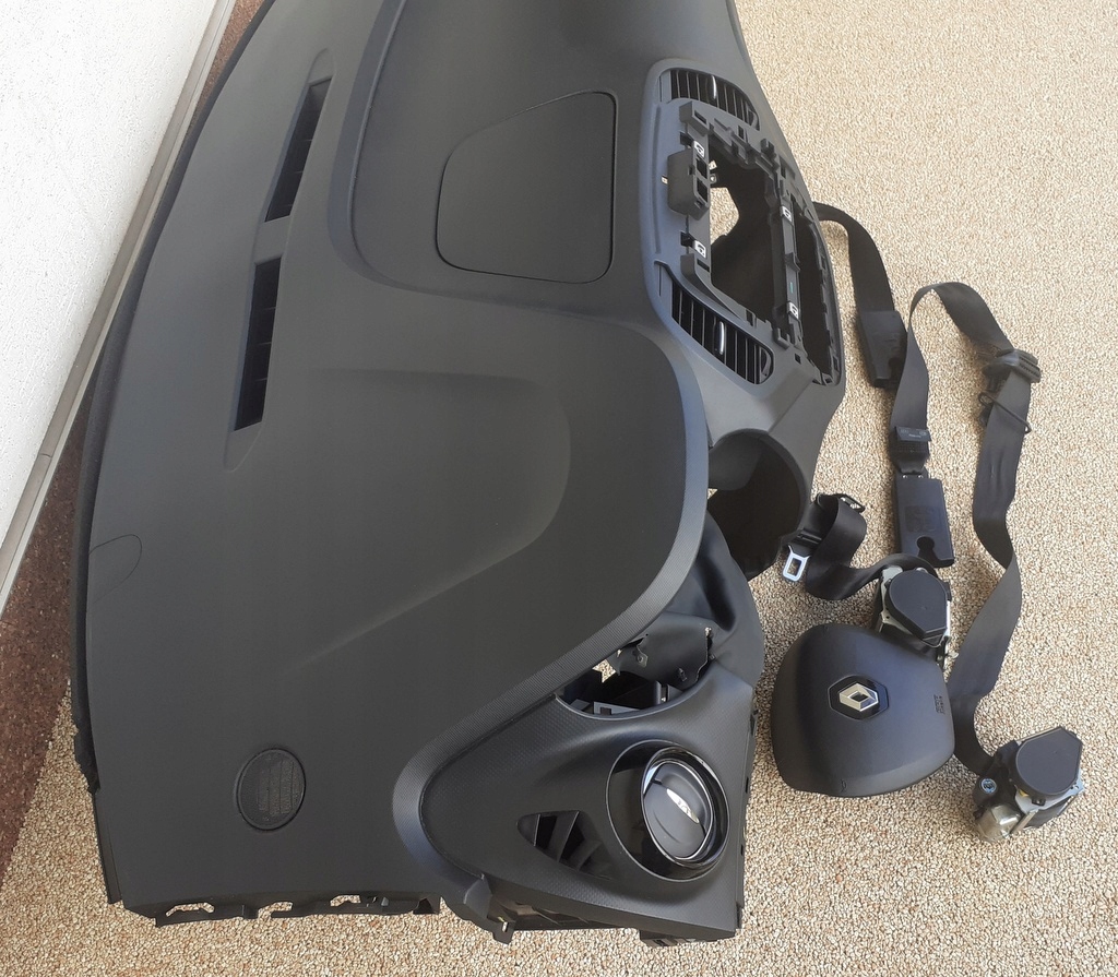 фото №2, Приборная панель консоль подушки безопасности ремни renault captur i 14 r. оригинал