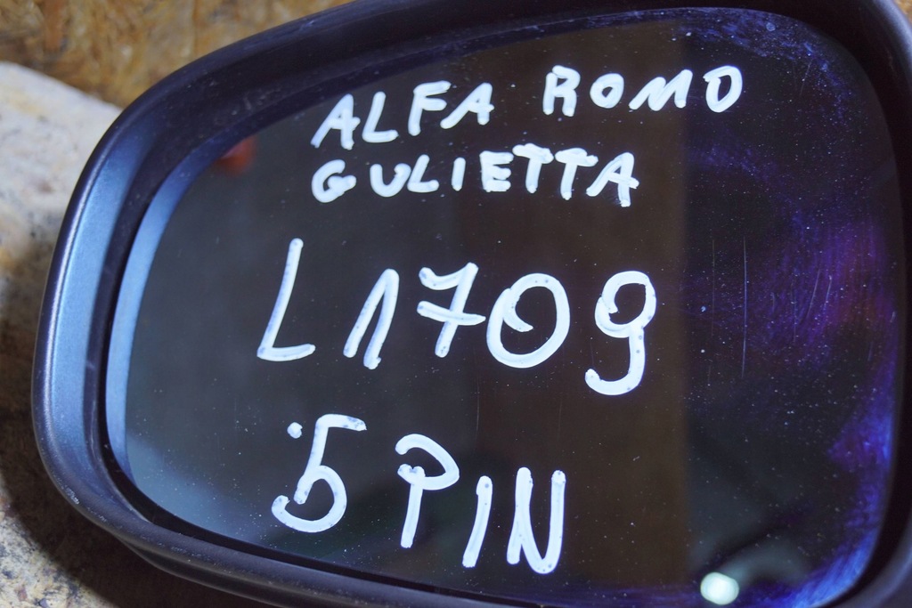 фото №12, Alfa romeo giulietta дзеркало ліва хром 5 pin l1709
