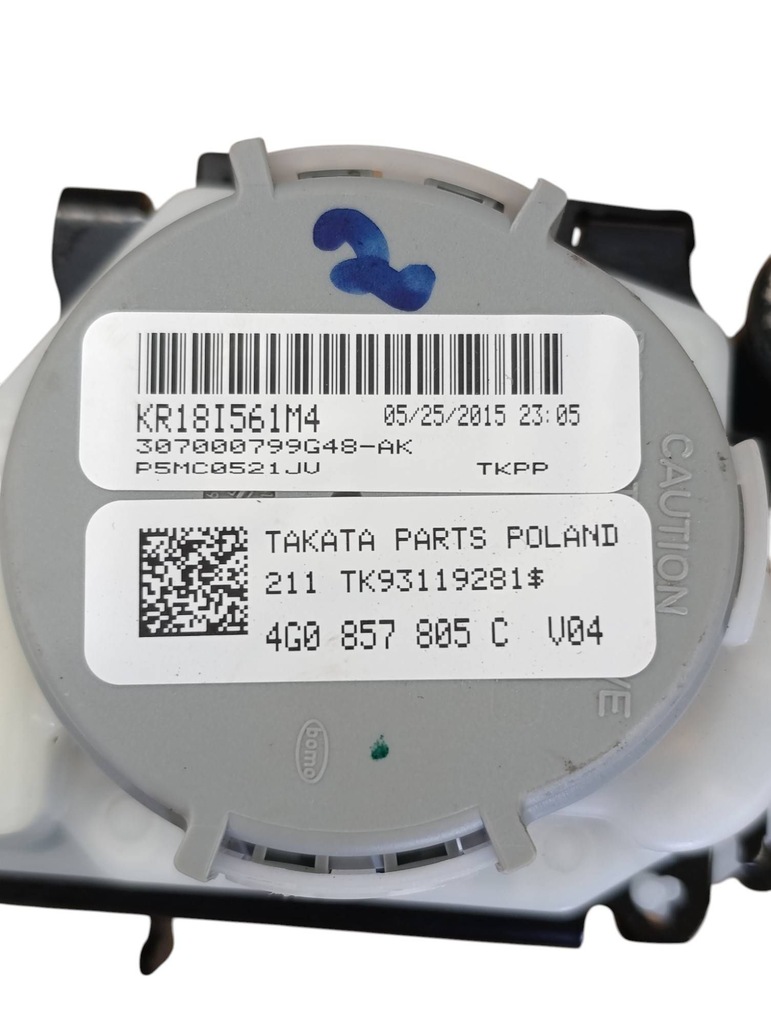 фото №7, Audi a6 s6 c7 4g 2016 с задний pas безопасности сиденье заднего