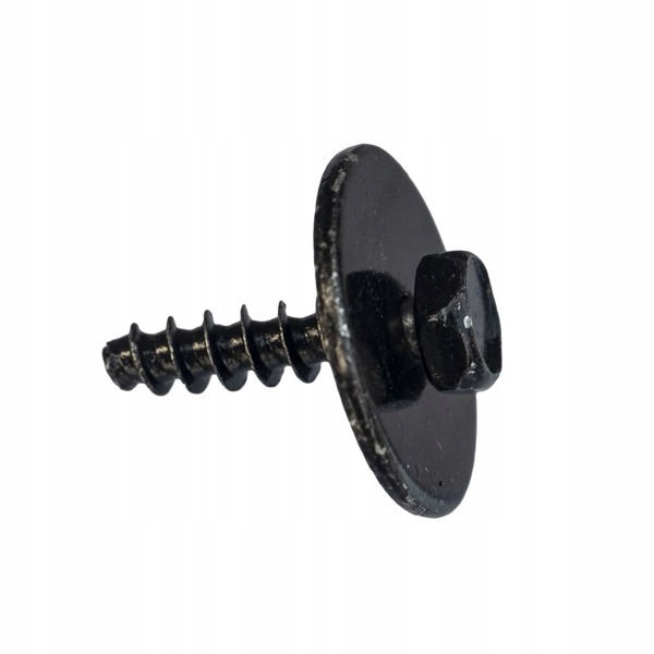 фото №7, 10x гвинт монтажний чорний болт кліпса do захист підкрилок бампер плита 5x18