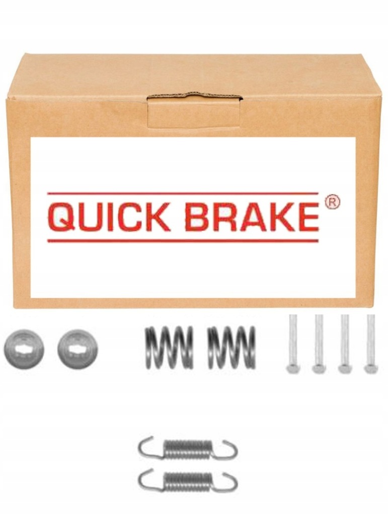 фото №1, Quick brake 105-0879 набір додаткових, гальмівні колодки гальмівні