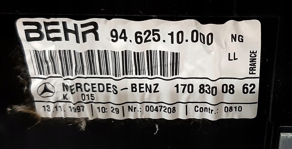 фото №9, Mercedes slk w170 r170 обігрівач