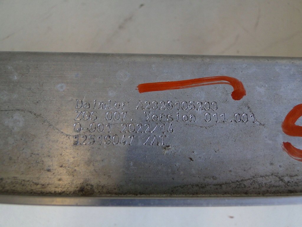 фото №16, Mercedes sl r232 232 балка усилитель w бампер задний 43 amg