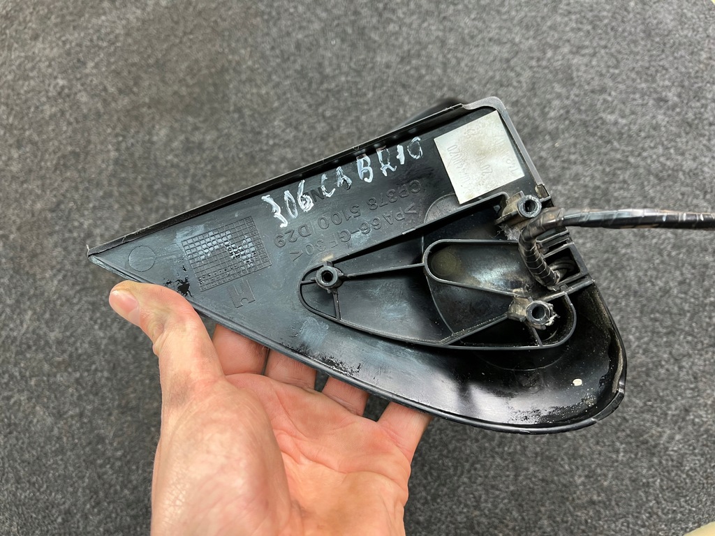 фото №10, Peugeot 306 cabrio зеркало правое ele. 7pin