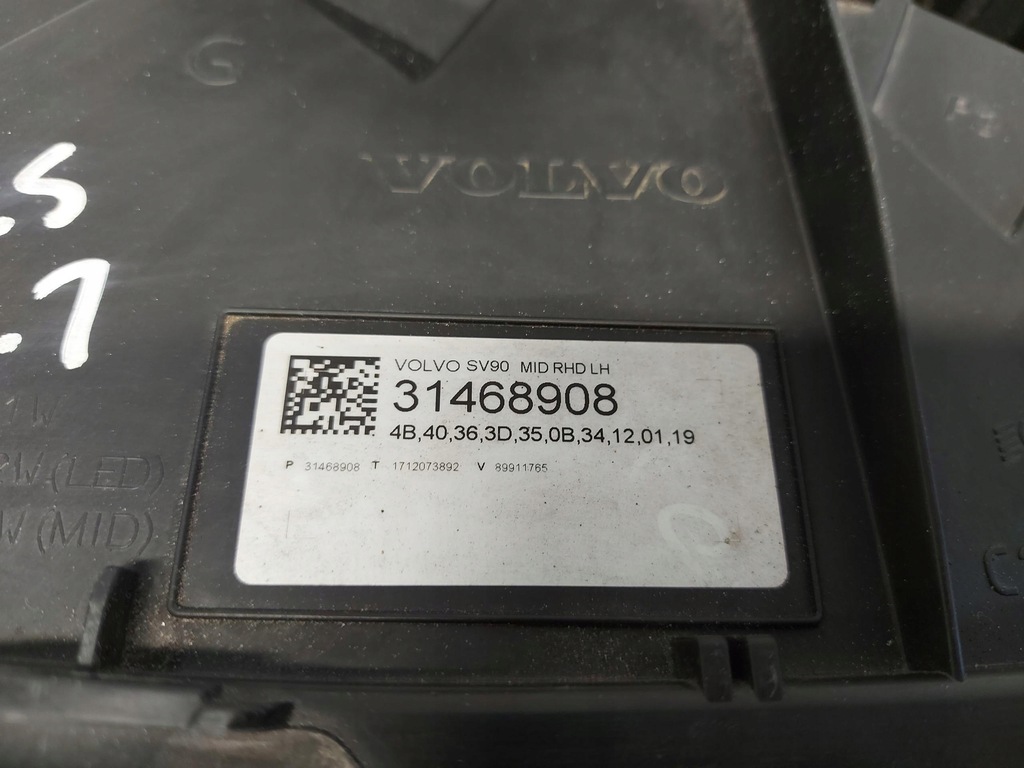 фото №6, Volvo s90 d5 sedan лампа лівий перед 31468908