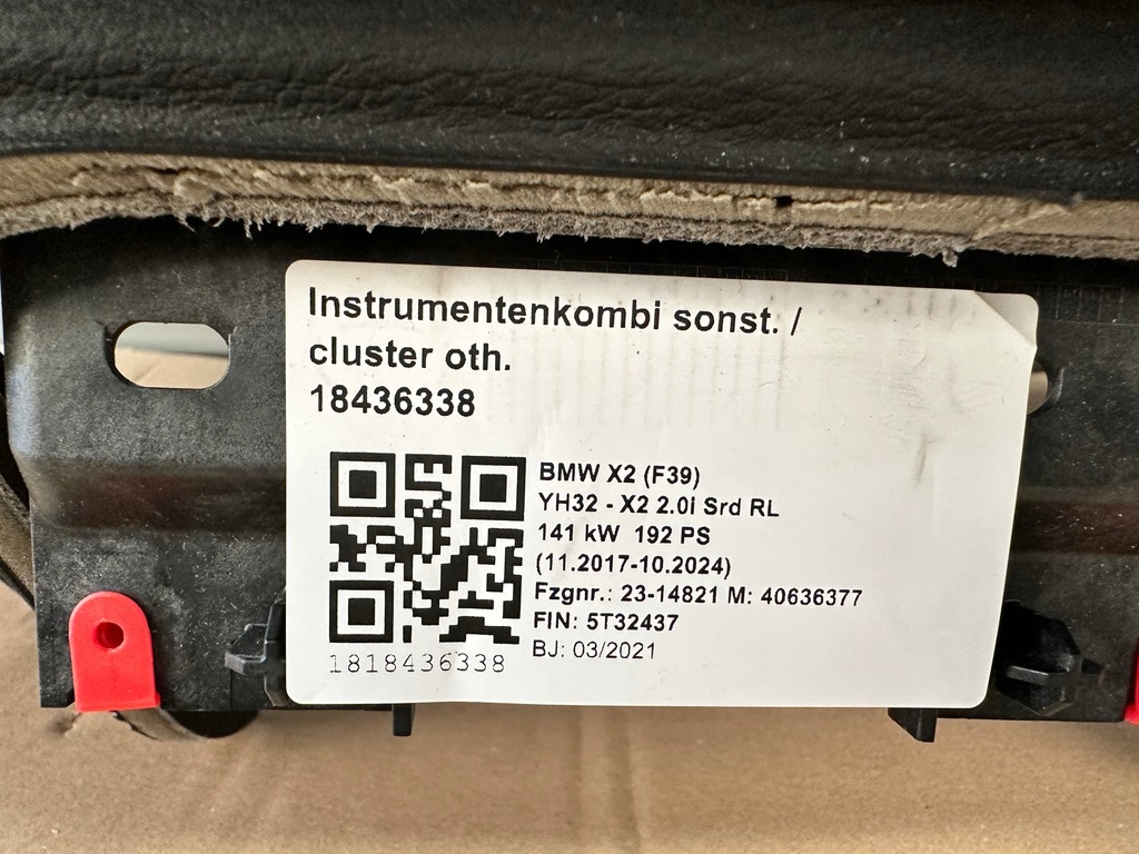 фото №11, Bmw x2 f39 приборная панель приборная приборная панель консоль hud uk