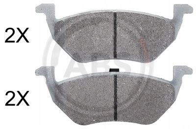 фото №13, A.b.s. 37674 набор тормозных колодок тормозных, тормоза дисковые