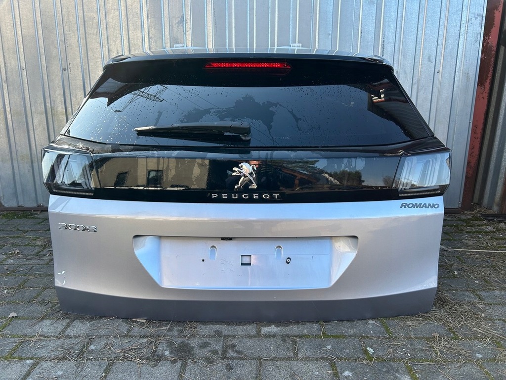 фото №1, Peugeot 3008 ii lift кришка багажника задня задня комплектна лампи камера