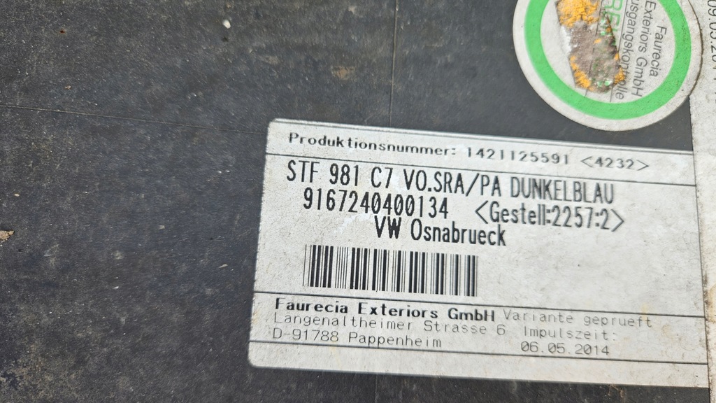 фото №8, Бампер porsche cayman s 981 13-16 перед передний