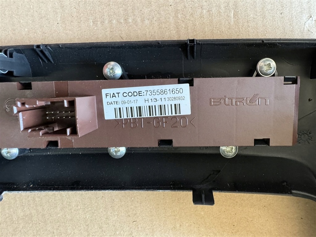 фото №5, Выключатель аварийных панель разъём прикуривателя fiat ducato iii 3 lift 14-22r