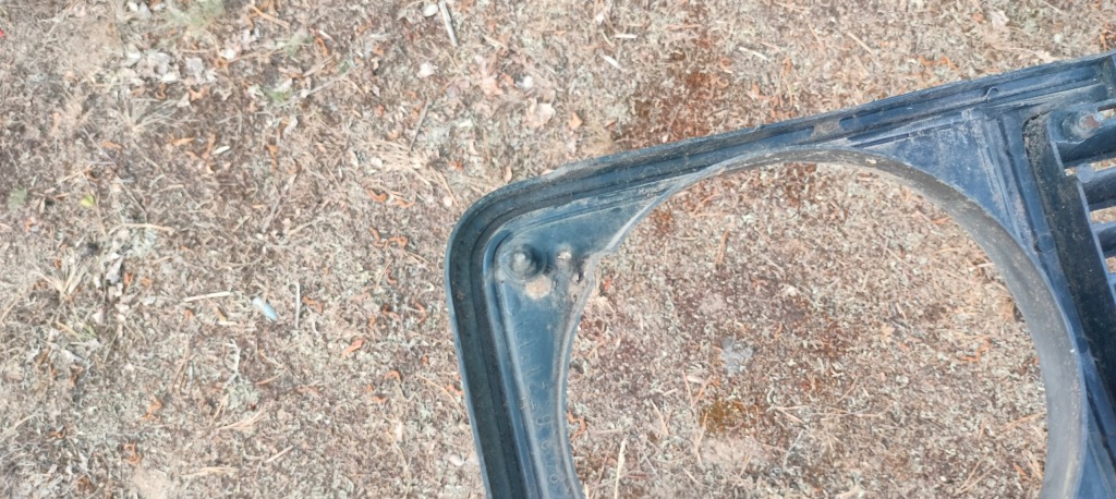 фото №9, Vw transporter t3 255853652 решётка перед бампера радиатора 79- оригинал