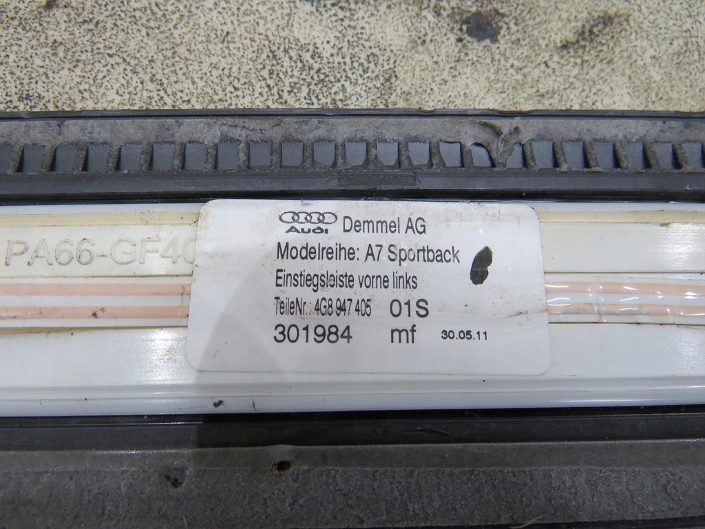 фото №8, Молдинг поріг правий лівий перед audi a7 4g8853374c