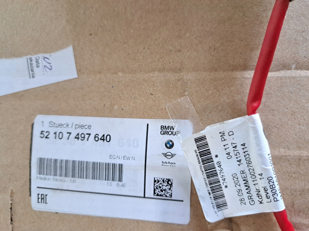 фото №7, Bmw x5 g05 g06 g07 передній підголівник сидіння шкіра 7497640