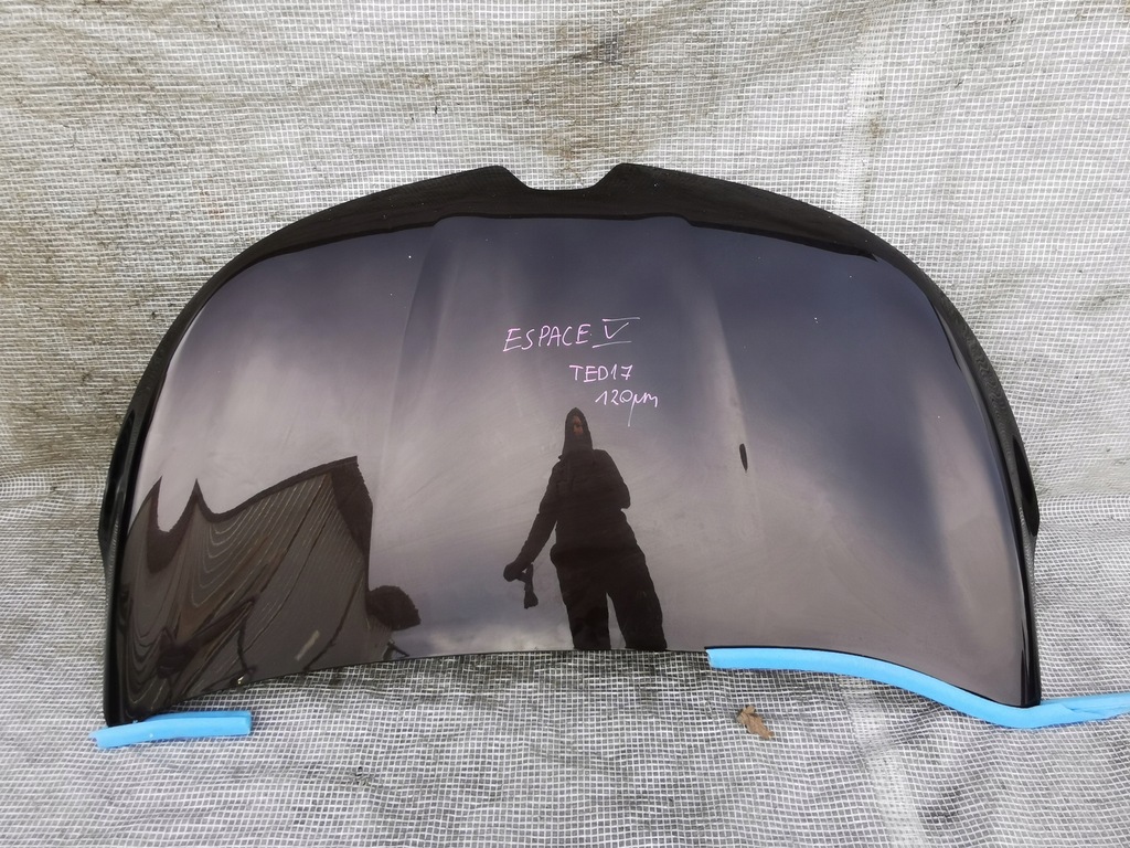 фото №9, Espace v 5 14-19 крышка двигателя капот idealna w цвет ted17 коричневая