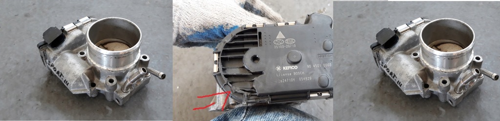 фото №1, Kia sportage iii 13r 2.0t дросельна заслінка 35100-2g710