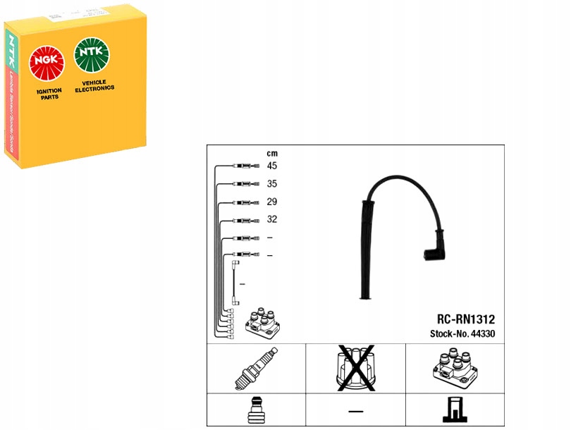 фото №1, Набор трубопровод зажигания nissan kubistar; rena