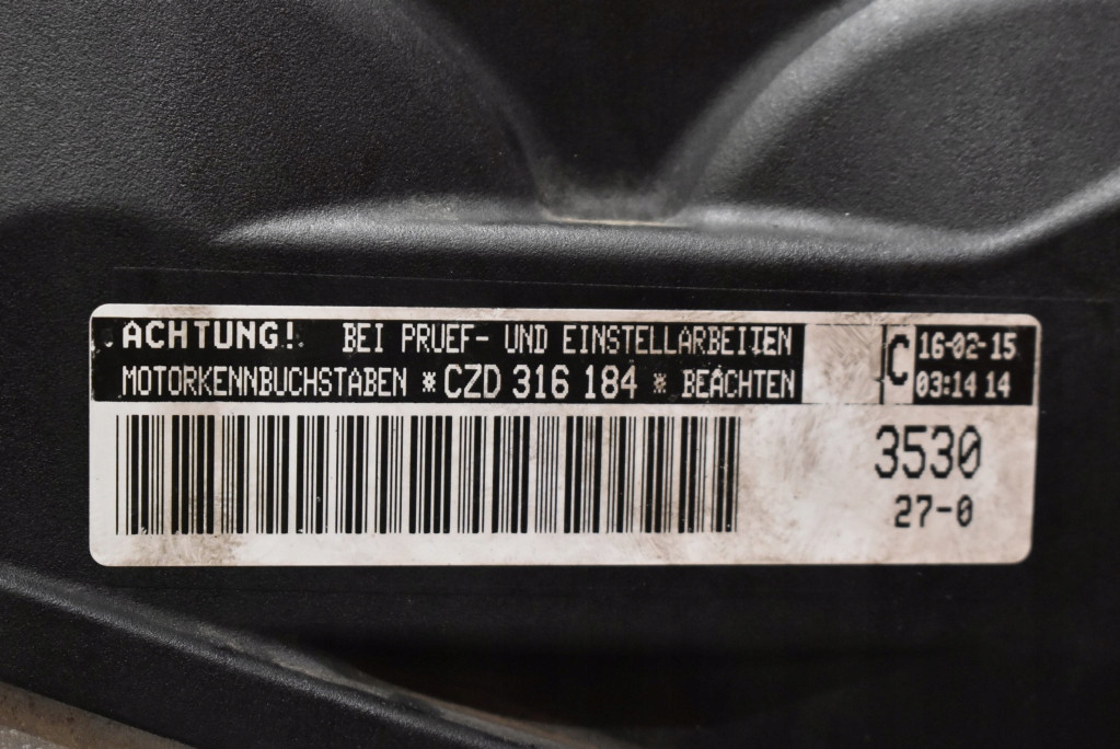 фото №6, Двигатель блок двигателя бензиновый czd vw golf 7 vii sportsvan 1.4 tsi 150 km 12-17