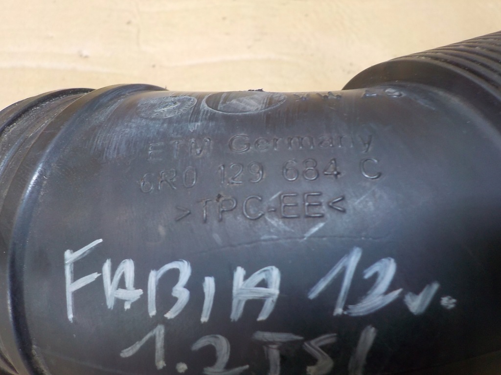 фото №4, Шланг воздуха fabia ii 12r. 6r0129684c