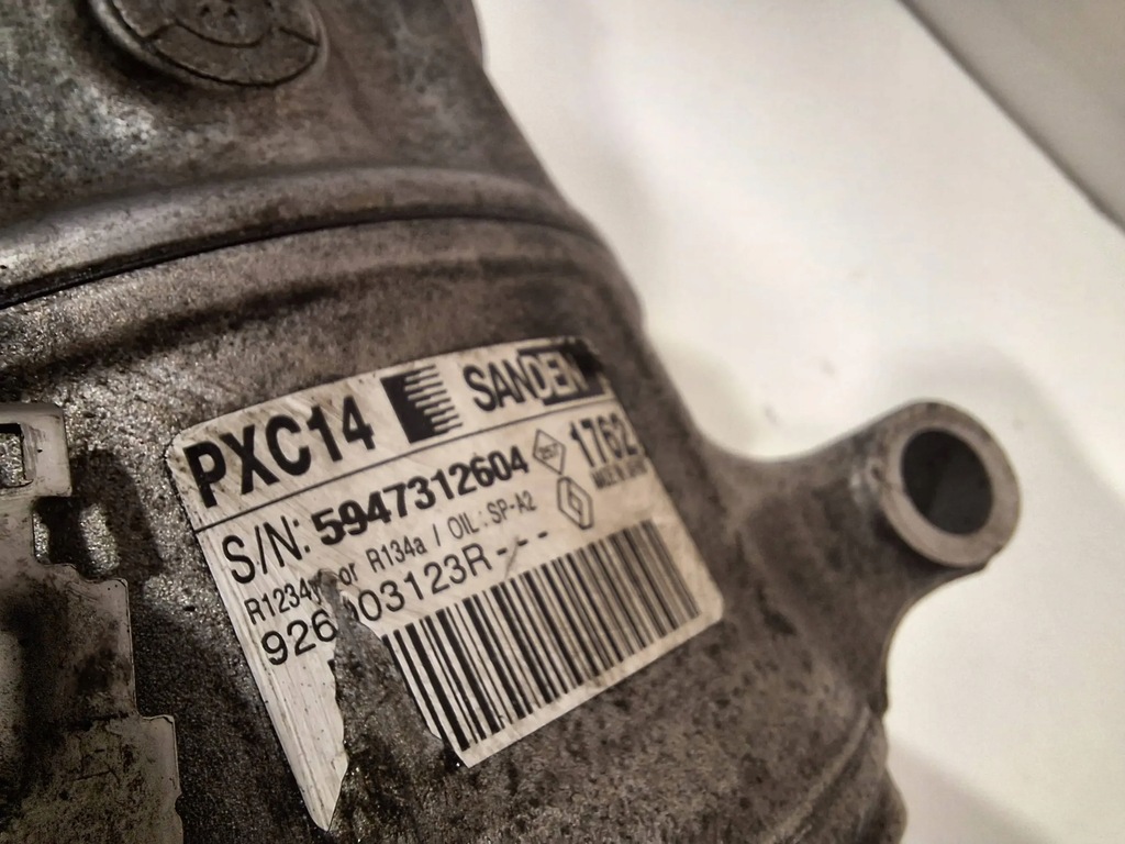 фото №9, Компрессор кондиционера 926003123r renault megane iv 1.5 dci 15-