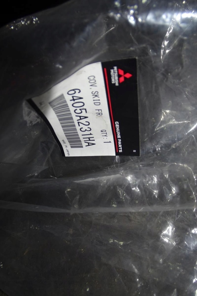 фото №9, Mitsubishi eclipse cross 18- спойлер накладка przó