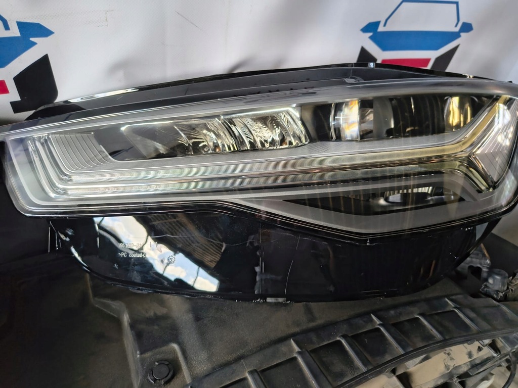 фото №10, Бампер передній kompletny лампи full led радіатор audi a6 c7 lift 3.0