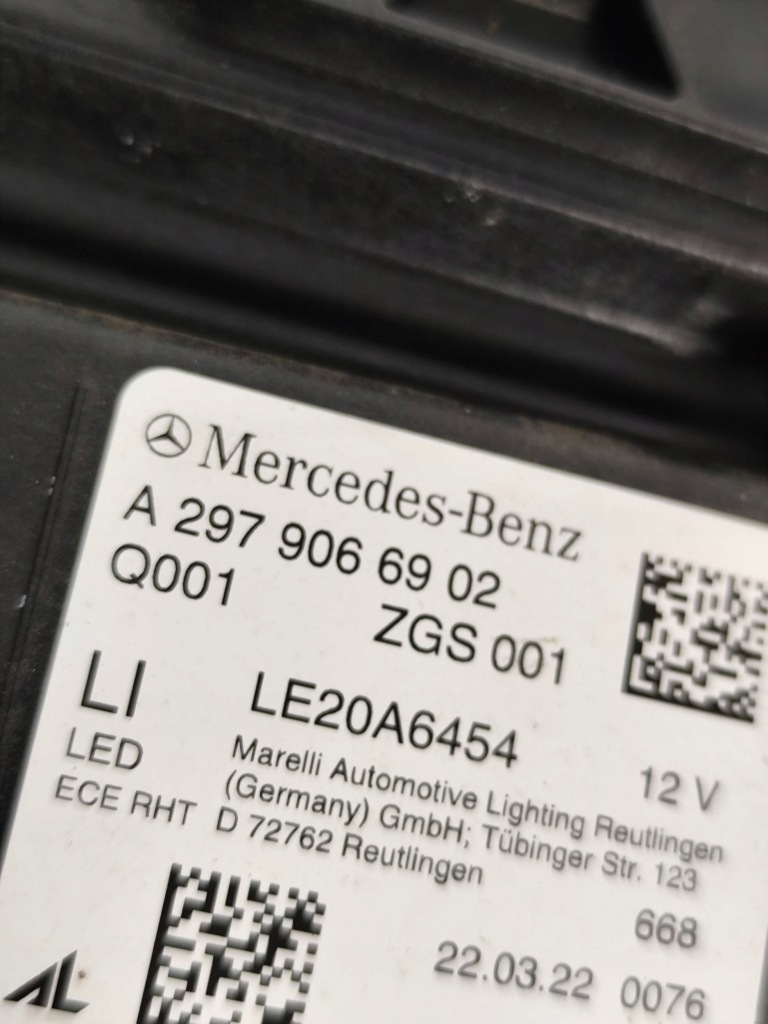 Mercedes eqs v297 левый перед левая корпус корпус лампы digital oryg wlkp Киев